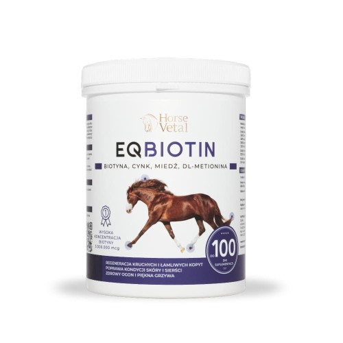 EQBIOTIN 1000 g biotyna dla koni w proszku